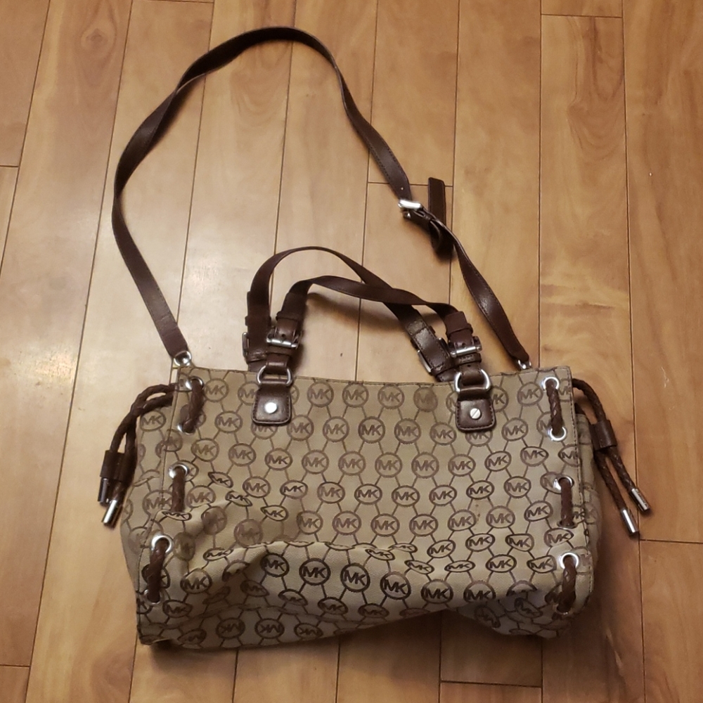 Michael Kors Brown Signature Tote Bag